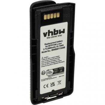 Réserve batterie Motorola NNTN8020 série (B, AC, 23, A, 20) – 2900 mAh 3,7 V Li‑ion