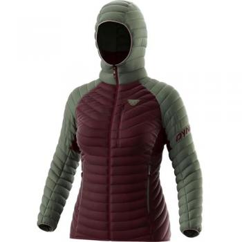 Chaqueta Dynafit Radical Down con capucha para mujer en color violeta y verde