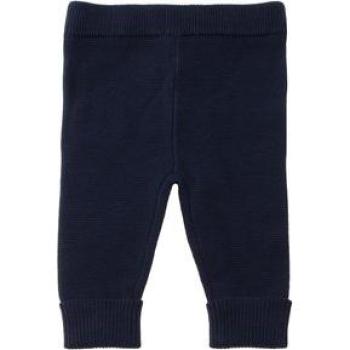 LILIPUT Strickhose für Jungen, Größe 62, unifarben, dunkelblau