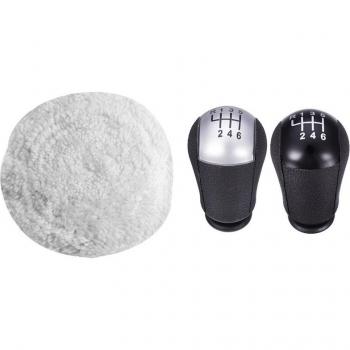 Car Wool Polishing Pad 20cm with 6 Speed Gear Stick Knob