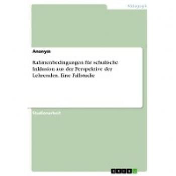 Rahmenbedingungen für schulische Inklusion aus der Perspektive der Lehrenden. Eine Fallstudie