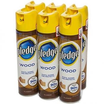 Pledge Wood 5 in 1 Classic Furniture Polish Aerosol Spray 250ml Ref