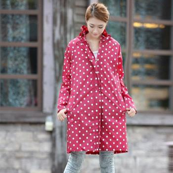 Manteau de Pluie Élégant avec Sac