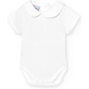 Pack Dual Babidu: Body bebé 100% algodón, cuello piqué, diseño unisex