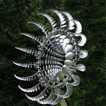 Molino de Viento de Metal para Exterior