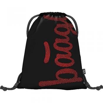 BAAGL Skate Roter Rucksack Schwarz