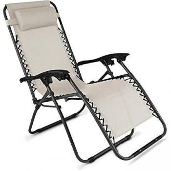 Poltrona Pieghevole da Giardino in Acciaio Talpa