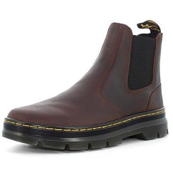 Bottes Embury Chelsea (Dr Martens) – Marron Intense, Semelle Tread