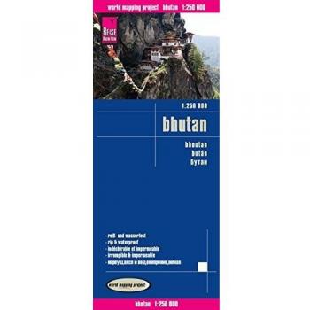 Reise Know-How Landkarte Bhutan 1 : 250.000