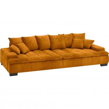 Big-Sofa „Haiti II“ von Mr. Couch – Gelb (Curry), 304 cm Breite, 85 cm Höhe, 138 cm Tiefe, Kaltschaumpolster, bis 140 kg