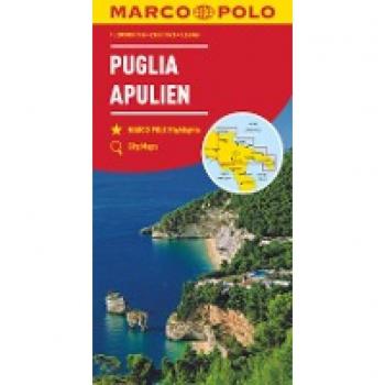 Marco Polo Karten 1:200.000: Marco Polo Karte Italien Blatt 11 Apulien 1:200 000