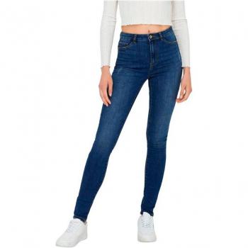 Pantalón Vaquero de Only Rose, Color Azul Marino, Ajuste Skinny