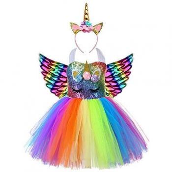 Vestito Carattere Unicorno Carnevale