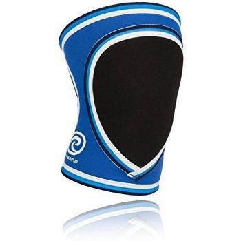 Paire de genouillères Rehband Junior L Bleu Noir PRN Original Enfant