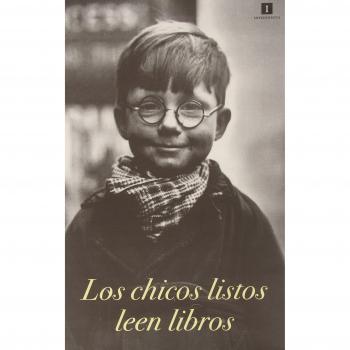 Cartel Los chicos listos leen libros