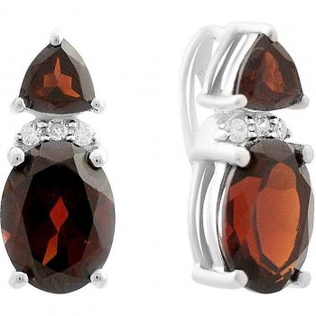 Joyero de plata con granate 1,721 carat