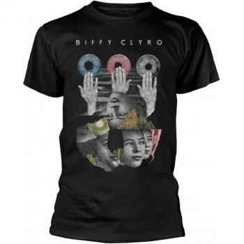 Biffy Clyro Mix Hand T-Shirt Medium Zwarte Kleur