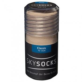 SKYSOCKS 70den Strümpfe AD 36/37 sand 2 Stück