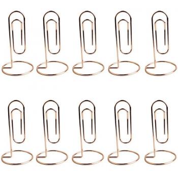 10PC Büro Halter für Notizen, Memo Clips für Schreibtisch