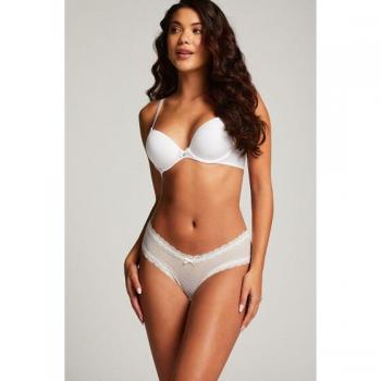 Braguita Burn-Out Mesh Blanca Hunkemöller