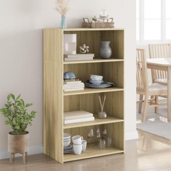 VidaXL Engineered Wood Highboard Sonoma Oak 70x41x124 cm