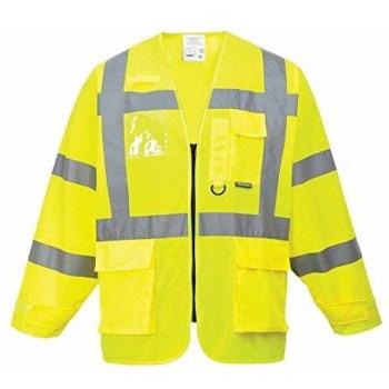 Portwest S475 Hi-Vis Executive Jacket, Size S, Yellow