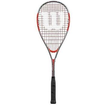 Red/Grey Wilson Impact Pro Squash Racket, Model Pro 900, 1/2 Cover