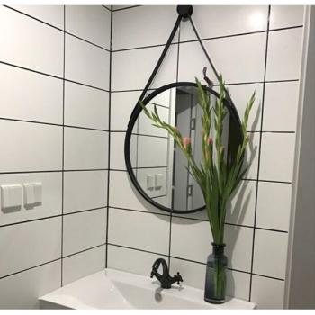 Espejo Decorativo de Hierro para Baño