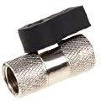 Alphacool G1/4 Chrome Water Cooling Valve
