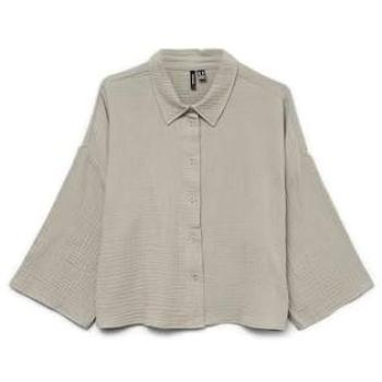 Camicia Vero Moda da Donna Natali Beige Fit Standard