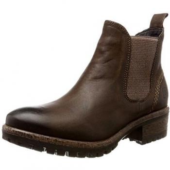 Chelsea Boots BLACK Damen 264 547, Braun (Dk. Brown Lea), 40 EU