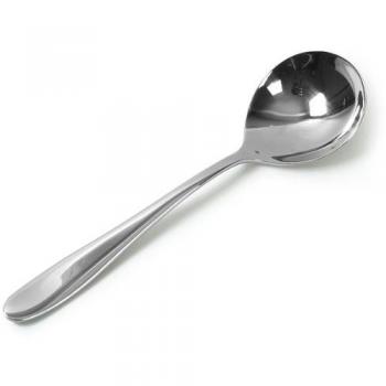 Saffron Cutlery by Genware: Stainless Steel Soup Spoon Pack of 12