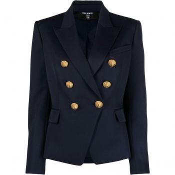 Blue Balmain Blazer for Women, Size M
