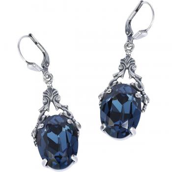 Gothic Earrings Krikor – Firmament Sombre en Argile Métallique