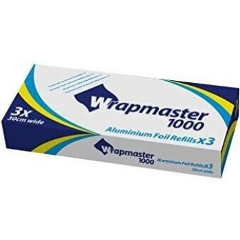 Wrapmaster 1000 Foil Refill 300mm x 30m (3 Pack)