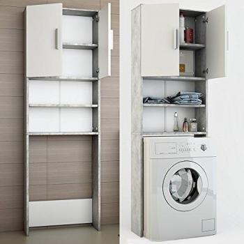 VICCO Bad Hochschrank für Waschmaschine 190 x 64 cm