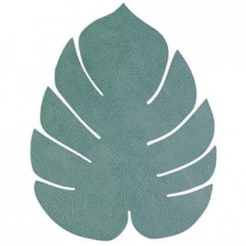Set de table Monstera Leaf Hippo L Vert pastel 42x35 cm LIND DNA