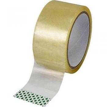 Basetech Packband transparent 50 m x 48 mm