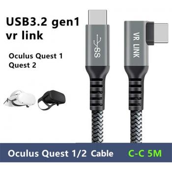 Oculus Quest 2 Verknüpfungskabel, 5M/6M USB-C Schnellladung