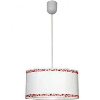 Éclairage Suspendu FabriLamp Blanc/Rose