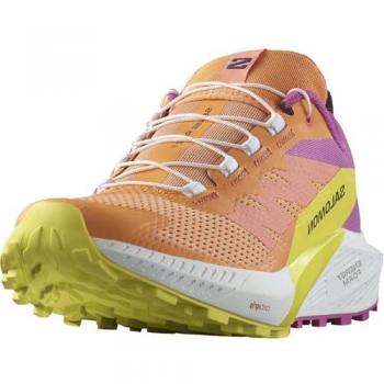 Salomon Trailrunningschuh Damen Sense Ride 5 Orange/Lila