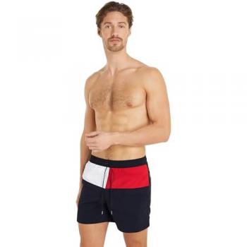 Maillot de bain homme Tommy Hilfiger TH CORE FLAG-S Marine L