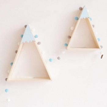 Nordic Baby Room Wall Shelf Set