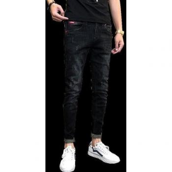 Pantalones Vaqueros de Hombre, Ajustados, Altura del Tobillo, Nueva Colección, Primavera