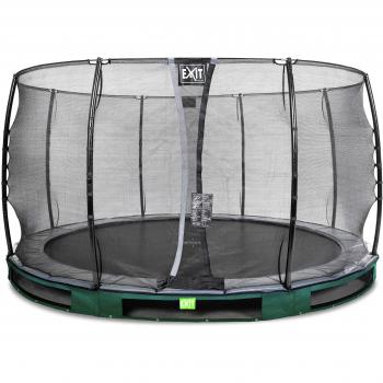 EXIT Elegant Inground Trampoline 366 cm – Economy-Net, Grüne Variante