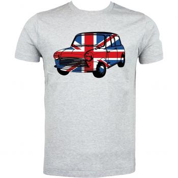 Mini coche estilo Union Jack en color gris talla L