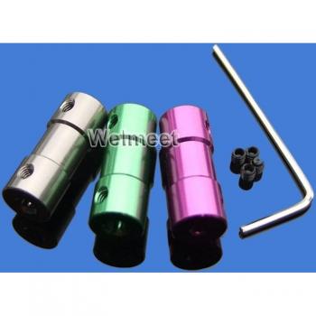 Aluminium-Wellenkoppler 2,3/3/3,17/4/5 mm – starre Kupplung mit Hülse und Stecker