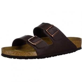Birkenstock Arizona Birko-Flor Donna Sandali Marrone Stretto