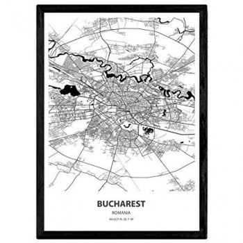 Mapa de Bucarest
