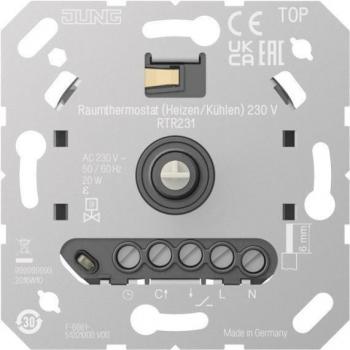 Jung RTR231 Raumthermostat Heizen/Kühlen 230 V